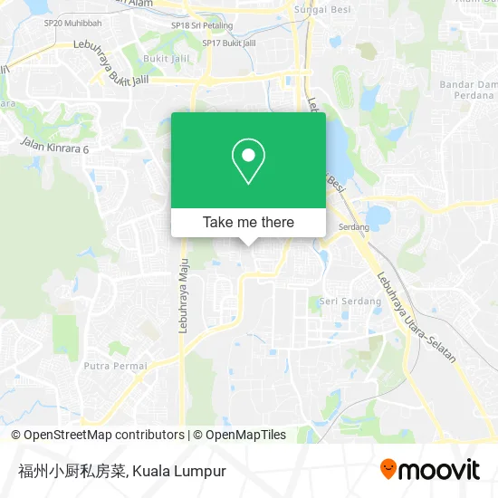 福州小厨私房菜 map