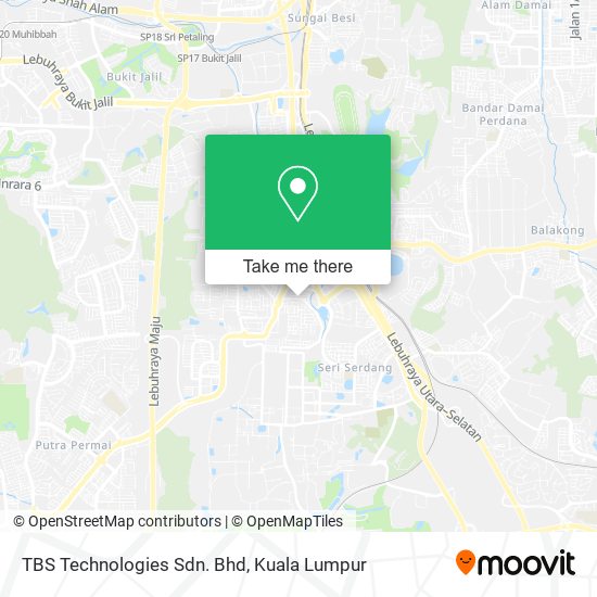 TBS Technologies Sdn. Bhd map