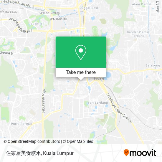 住家屋美食糖水 map