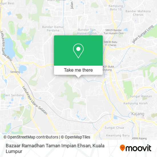 Bazaar Ramadhan Taman Impian Ehsan map
