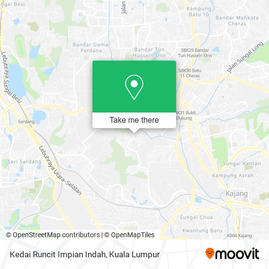 Kedai Runcit Impian Indah map