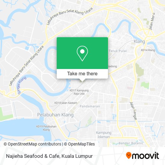Najieha Seafood & Cafe map