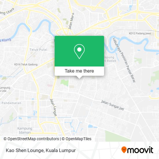 Kao Shen Lounge map