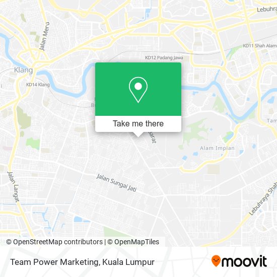Team Power Marketing map