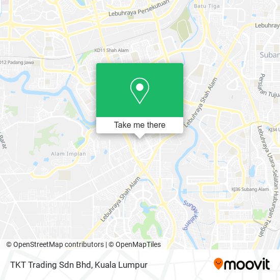 TKT Trading Sdn Bhd map