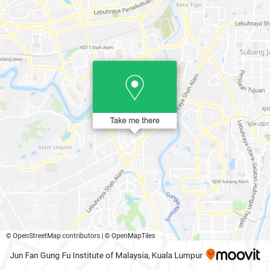 Jun Fan Gung Fu Institute of Malaysia map