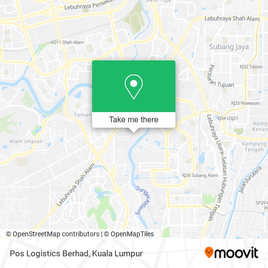 Pos Logistics Berhad map