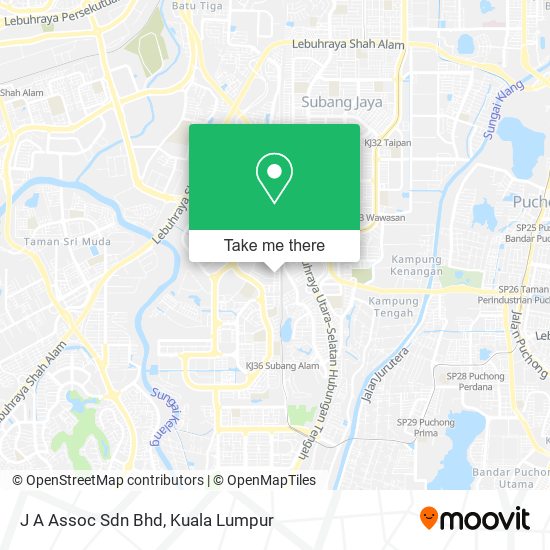 J A Assoc Sdn Bhd map