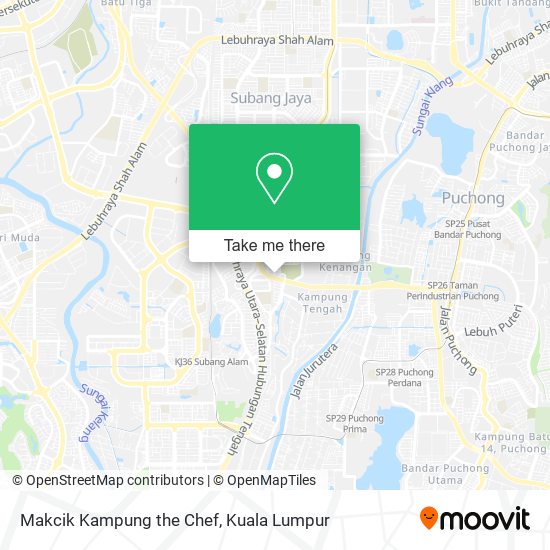 Makcik Kampung the Chef map