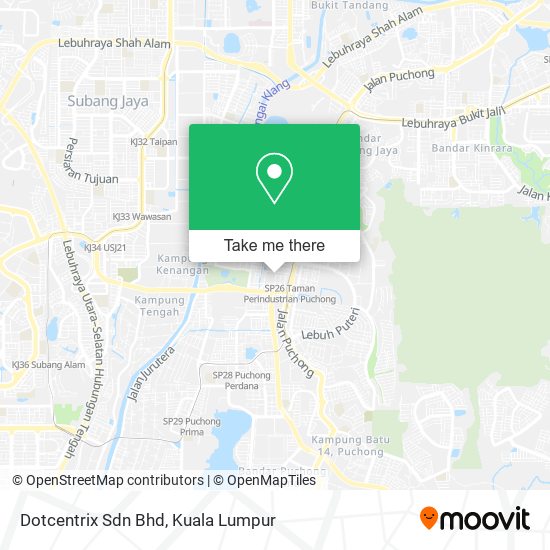 Peta Dotcentrix Sdn Bhd