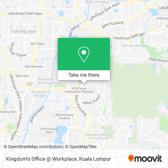 Kingdom's Office @ Workplace map