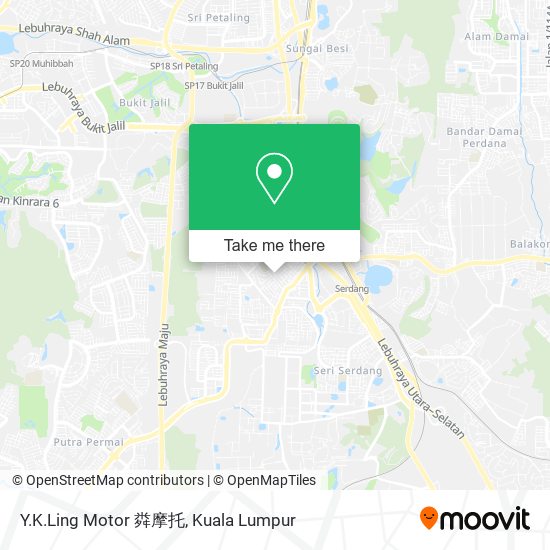 Y.K.Ling Motor 粦摩托 map