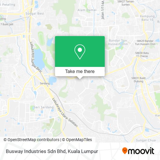 Busway Industries Sdn Bhd map