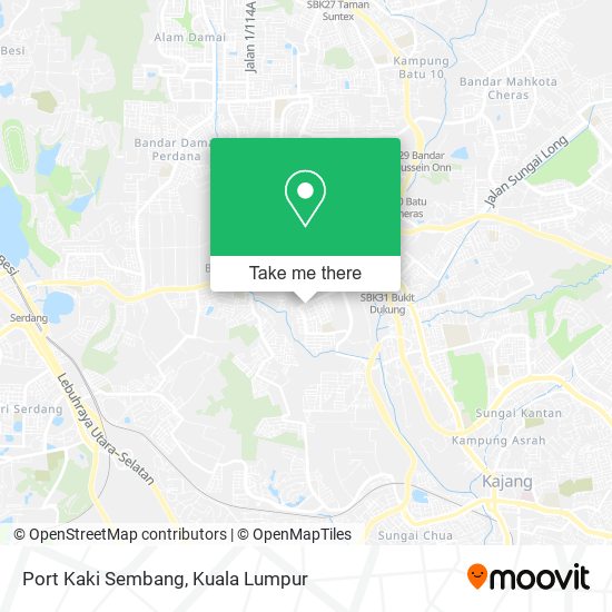 Port Kaki Sembang map