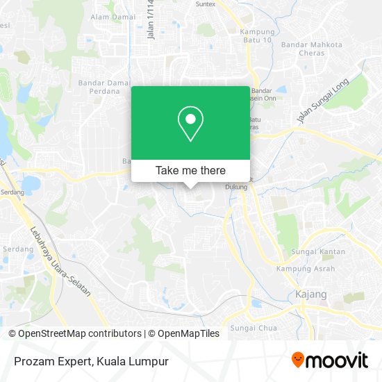 Prozam Expert map