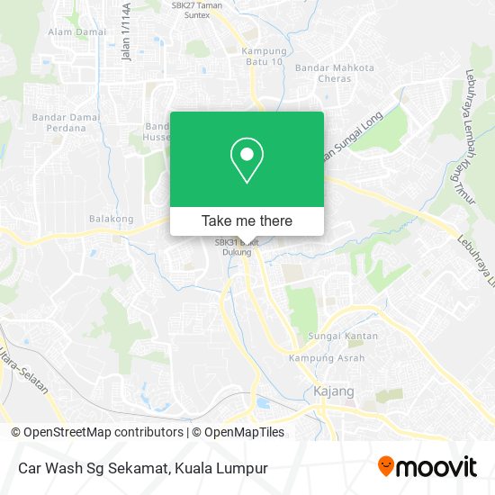 Car Wash Sg Sekamat map