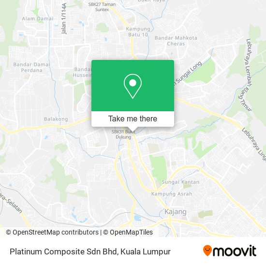 Platinum Composite Sdn Bhd map