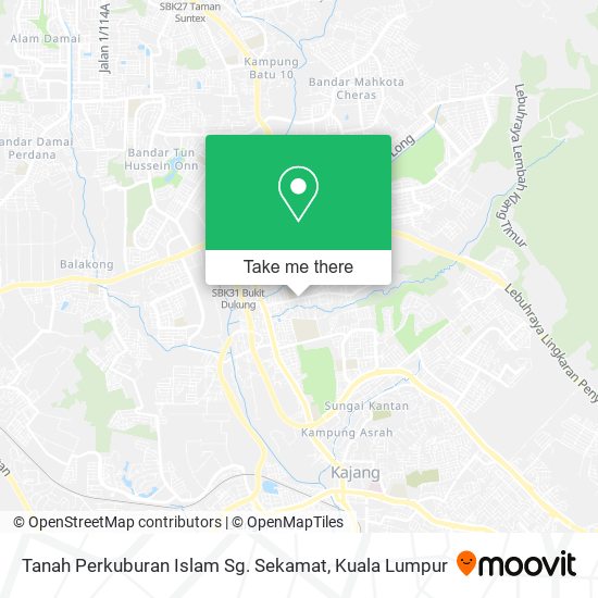 Tanah Perkuburan Islam Sg. Sekamat map