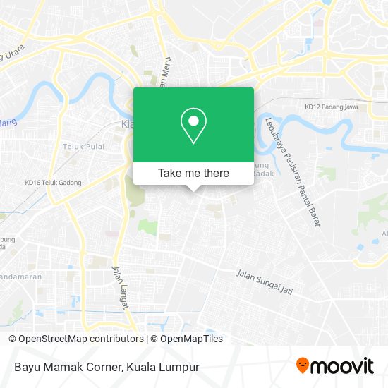 Bayu Mamak Corner map