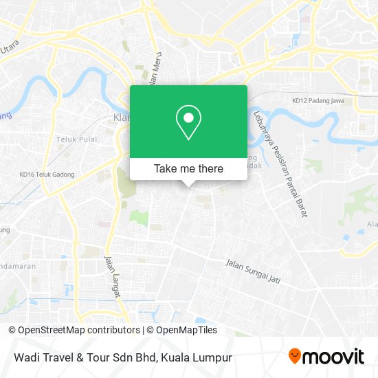 Wadi Travel & Tour Sdn Bhd map