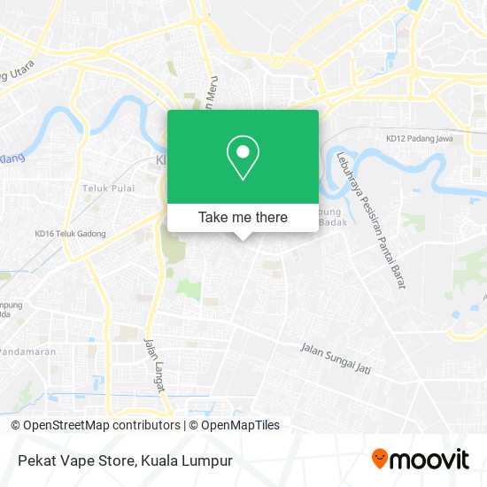 Pekat Vape Store map