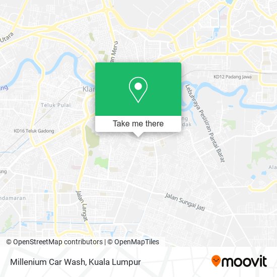 Millenium Car Wash map