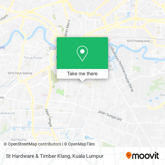 St Hardware & Timber Klang map