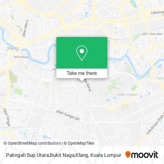 Peta Pakngah Sup Utara,Bukit Naga,Klang