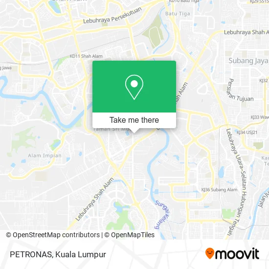 PETRONAS map