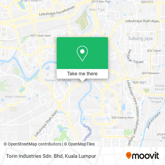 Torin Industries Sdn. Bhd map