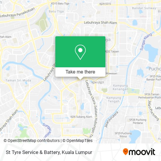 St Tyre Service & Battery map