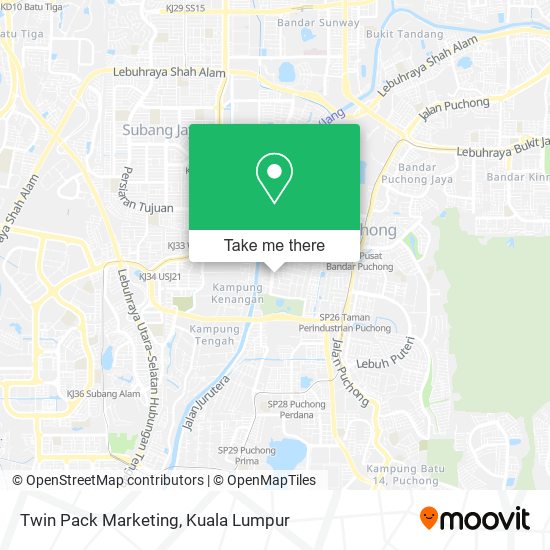 Twin Pack Marketing map