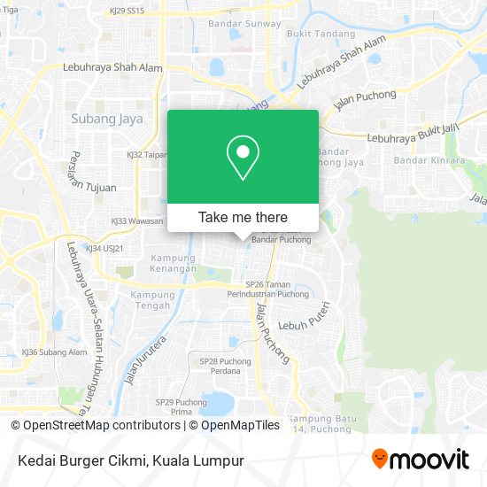 Kedai Burger Cikmi map