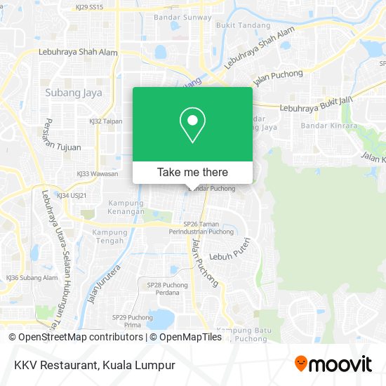 KKV Restaurant map