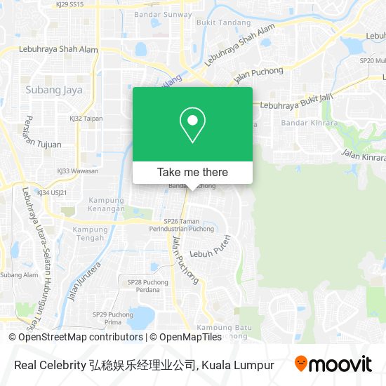 Real Celebrity 弘稳娱乐经理业公司 map