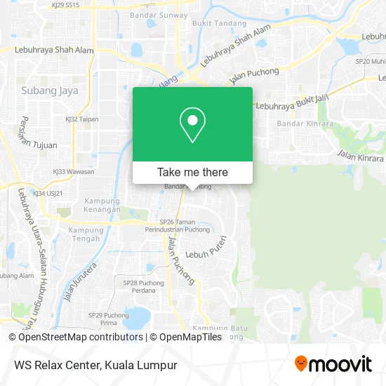WS Relax Center map