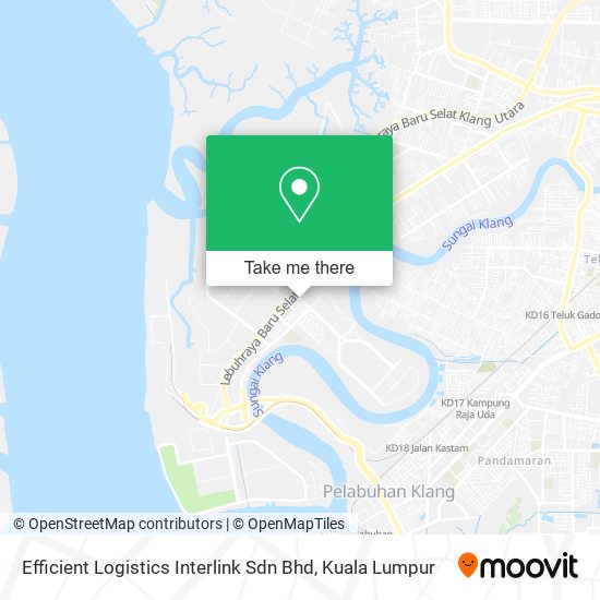Efficient Logistics Interlink Sdn Bhd map