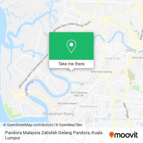 Pandora Malaysia Zabidah Gelang Pandora map