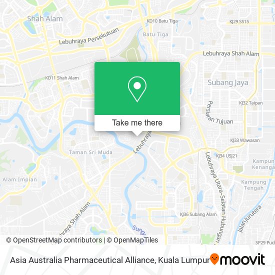 Asia Australia Pharmaceutical Alliance map