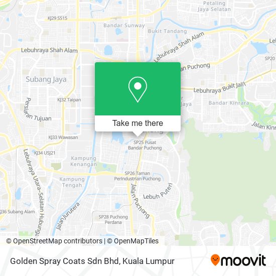 Peta Golden Spray Coats Sdn Bhd