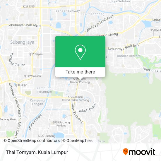 Thai Tomyam map