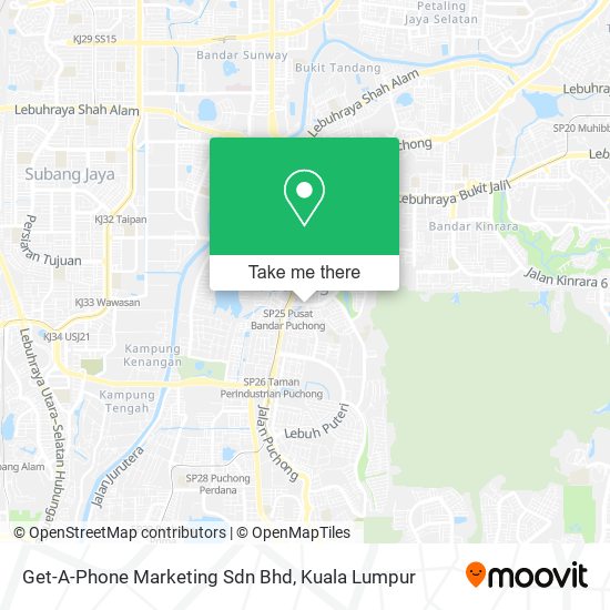 Get-A-Phone Marketing Sdn Bhd map