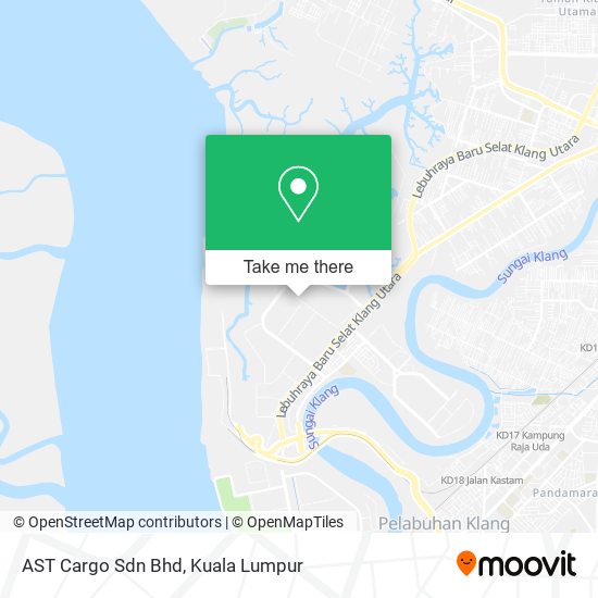 AST Cargo Sdn Bhd map