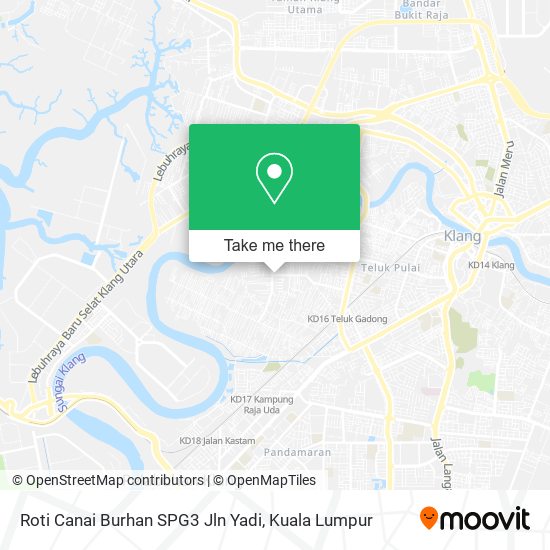 Roti Canai Burhan SPG3 Jln Yadi map