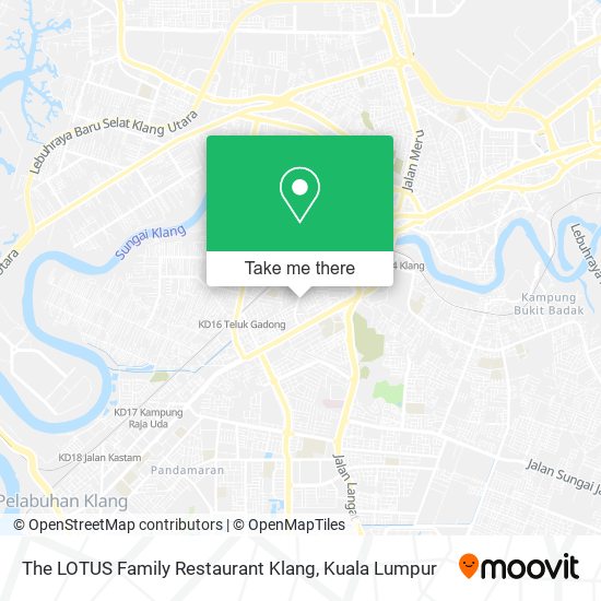 Peta The LOTUS Family Restaurant Klang