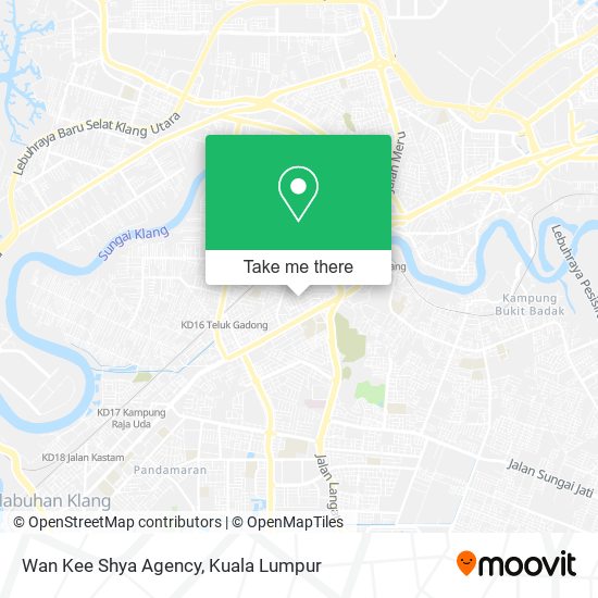 Wan Kee Shya Agency map