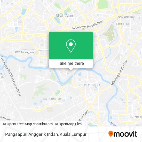 Pangsapuri Anggerik Indah map