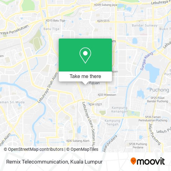 Remix Telecommunication map