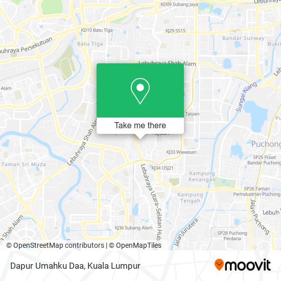 Dapur Umahku Daa map