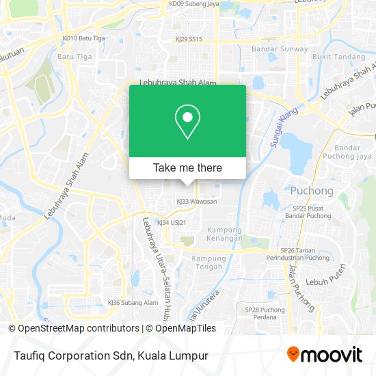 Taufiq Corporation Sdn map